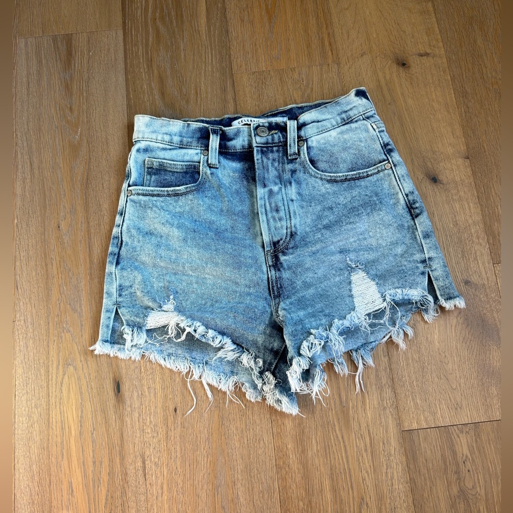 High rise mom jean shorts - Celebrity Pink